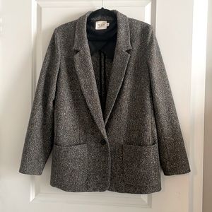 Wool tweed blazer